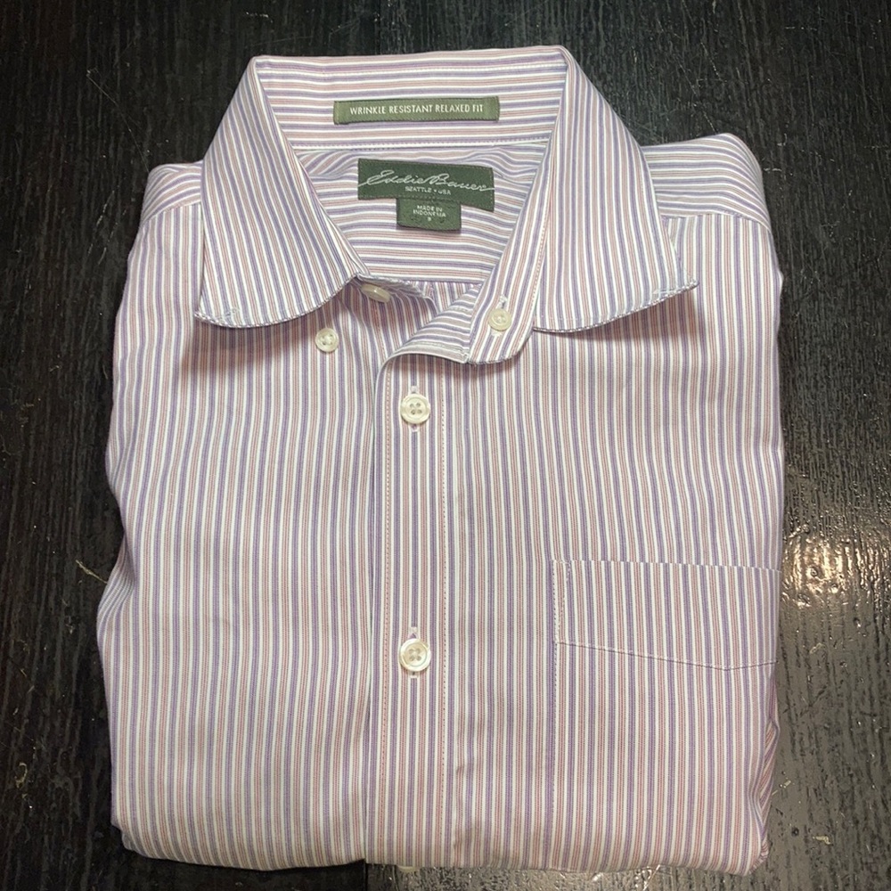 Eddie Bauer Button Down Long-sleeve Size Small